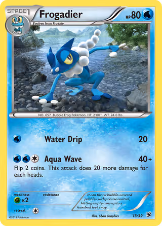 Frogadier 13/39 Pokemon card