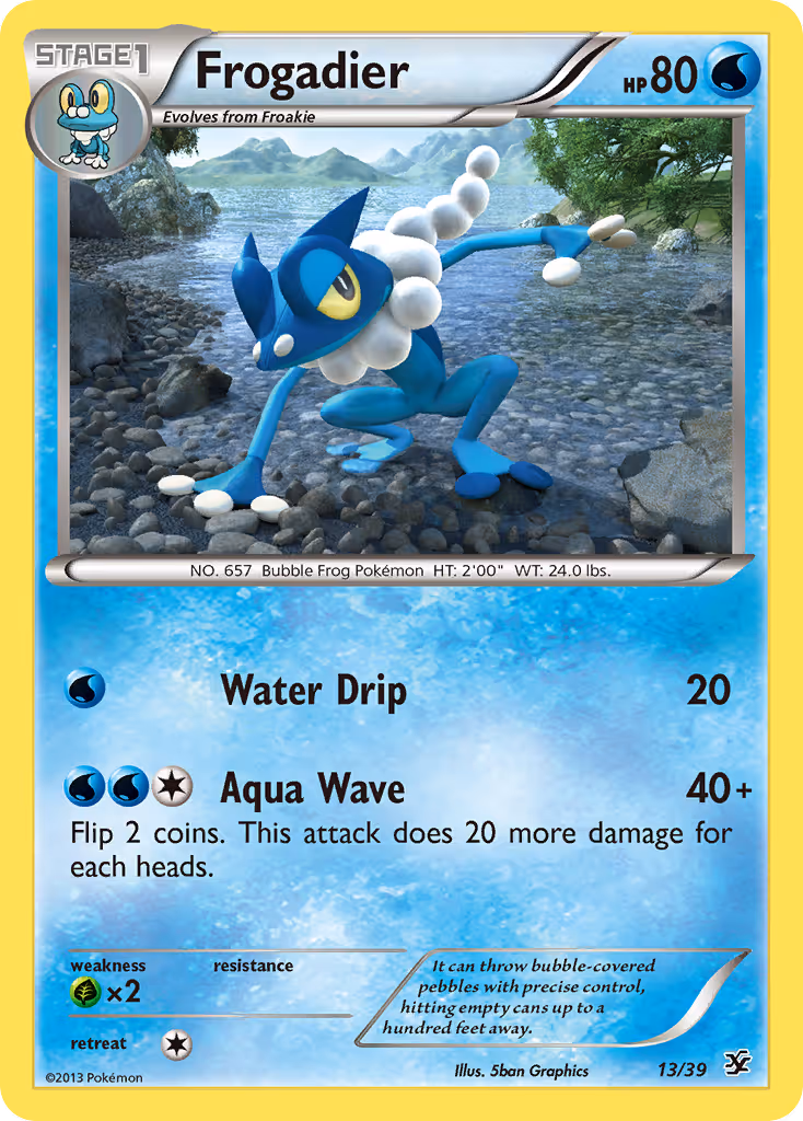Frogadier 13/39 Pokemon card