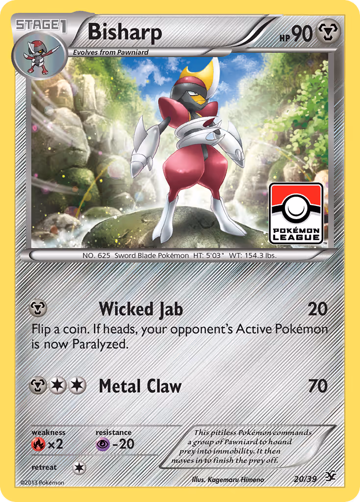 Bisharp 20/39 Pokemon card