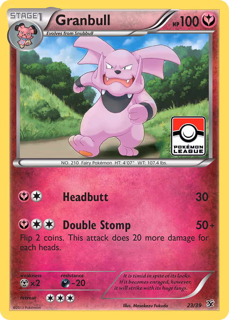 Granbull 23/39 Pokemon card