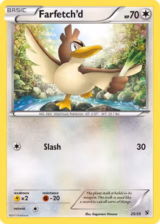 Farfetch'd 25/39 Pokemon card