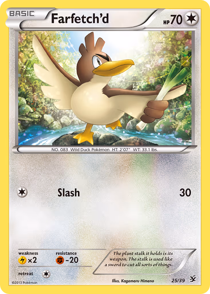 Farfetch'd 25/39 Pokemon card