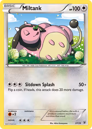 Miltank 27/39 Pokemon card