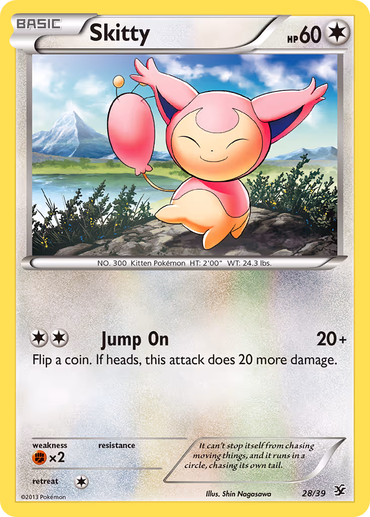 Skitty 28/39 Pokemon card