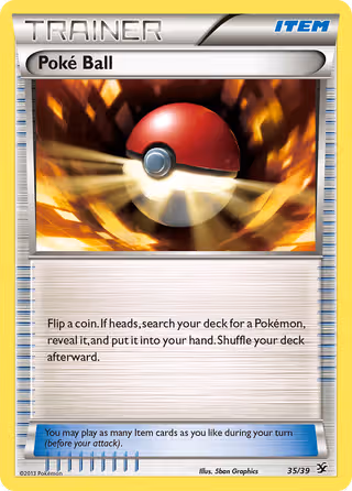 Poké Ball 35/39 Pokemon card