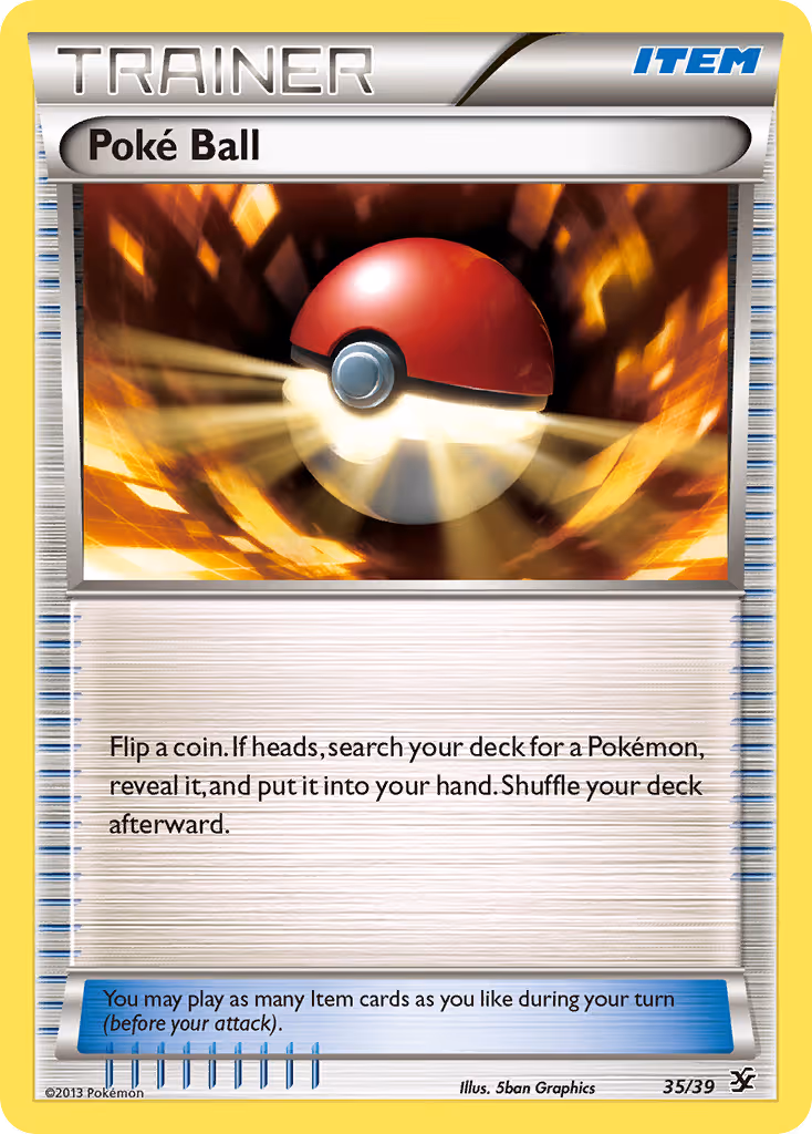 Poké Ball 35/39 Pokemon card