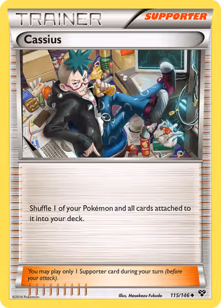 Cassius 115/146 Pokemon card