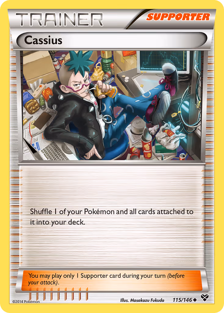 Cassius 115/146 Pokemon card