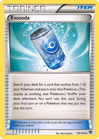 Evosoda 116/146 Pokemon card