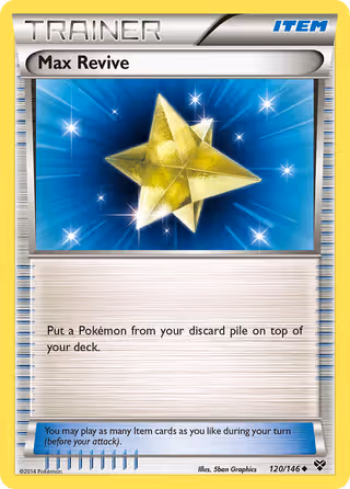 Max Revive 120/146 Pokemon card