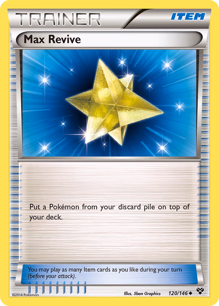 Max Revive 120/146 Pokemon card