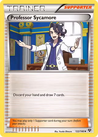 Professor Sycamore 122/146 Pokemon card