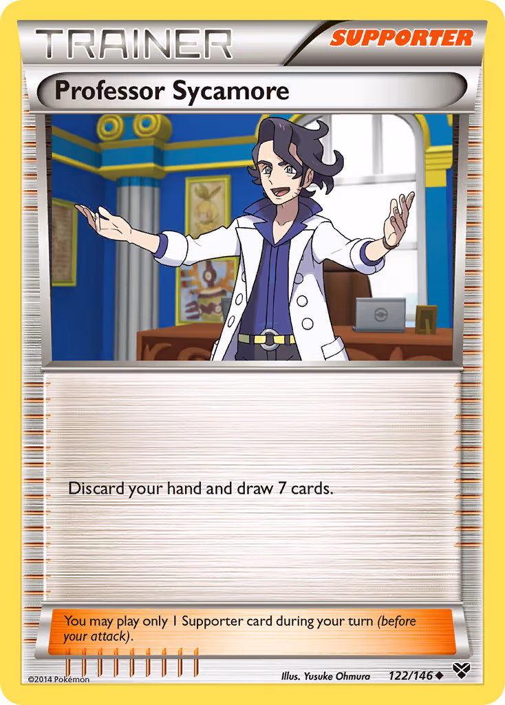 Professor Sycamore 122/146 Pokemon card