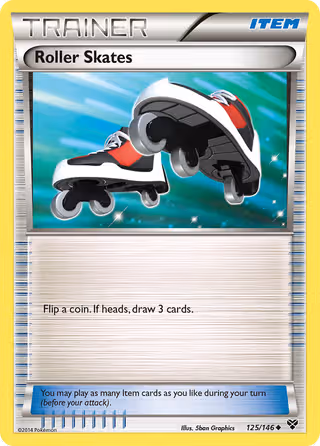 Roller Skates 125/146 Pokemon card