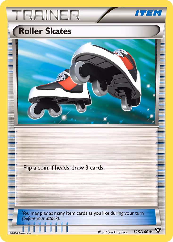 Roller Skates 125/146 Pokemon card