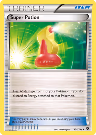 Super Potion 128/146 Pokemon card