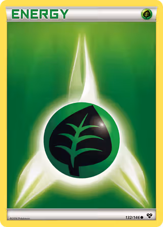 Grass Energy 132/146 Pokemon card