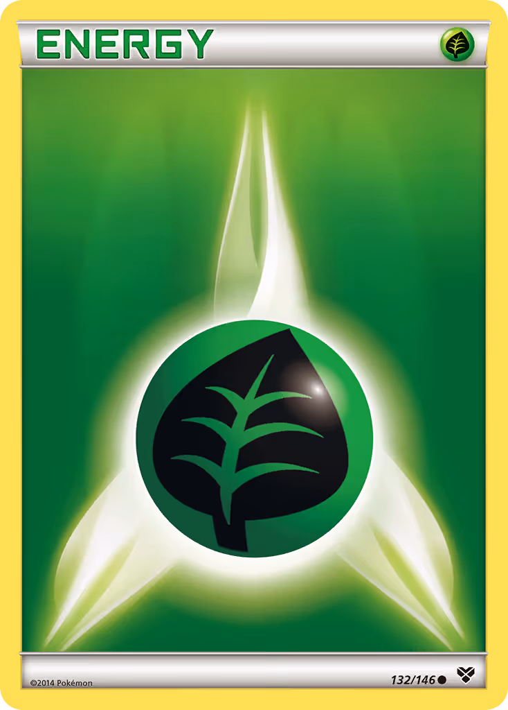 Grass Energy 132/146 Pokemon card