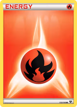 Fire Energy 133/146 Pokemon card
