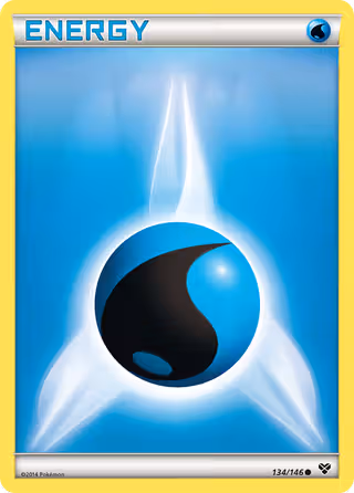 Water Energy 134/146 Pokemon card