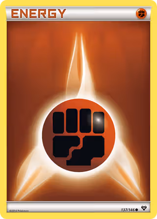 Fighting Energy 137/146 Pokemon card