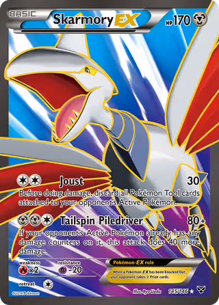Skarmory EX 145/146 Pokemon card