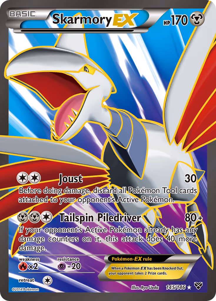 Skarmory EX 145/146 Pokemon card