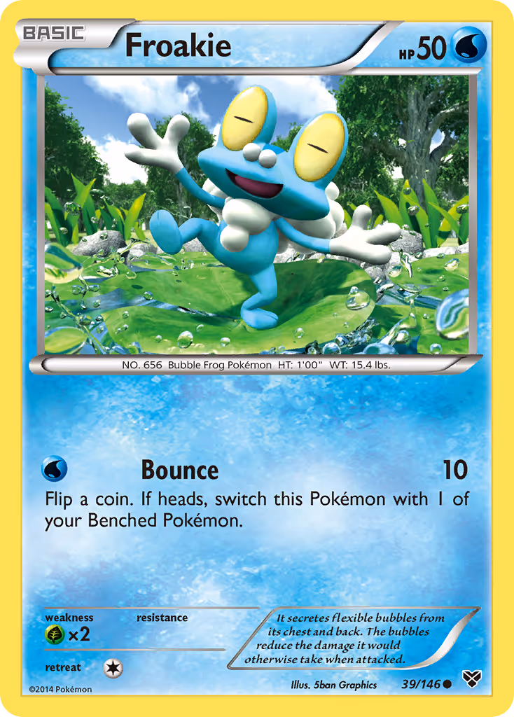 Froakie 39/146 Pokemon card