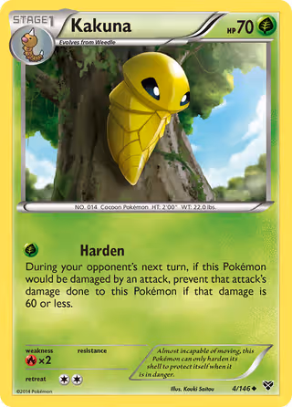 Kakuna 4/146 Pokemon card