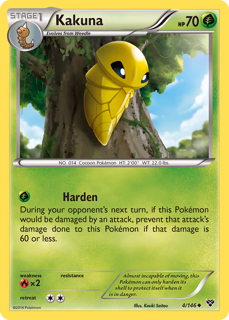 Kakuna 4/146 Pokemon card
