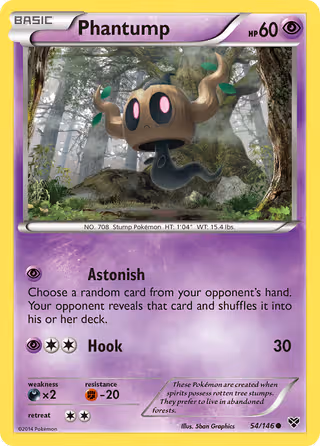 Phantump 54/146 Pokemon card
