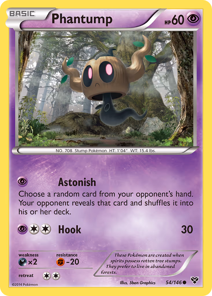 Phantump 54/146 Pokemon card
