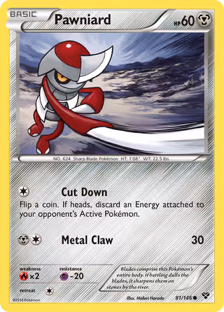 Pawniard 81/146 Pokemon card