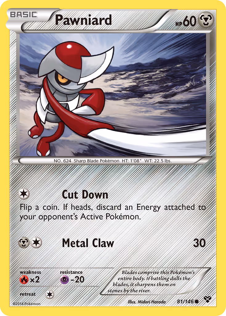 Pawniard 81/146 Pokemon card