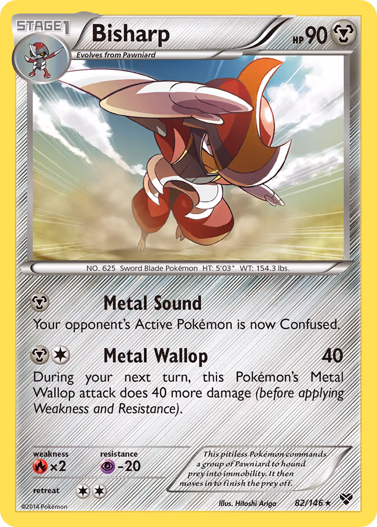 Bisharp 82/146 Pokemon card