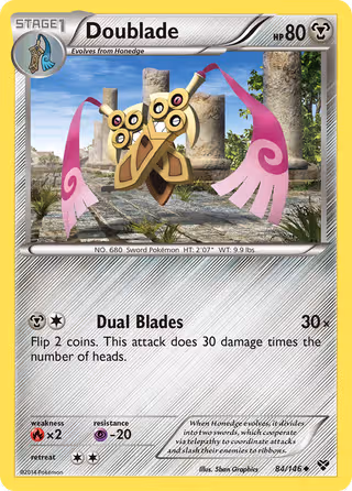 Doublade 84/146 Pokemon card