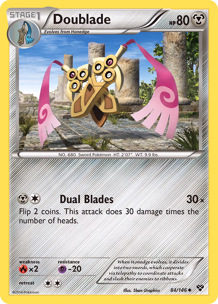 Doublade 84/146 Pokemon card