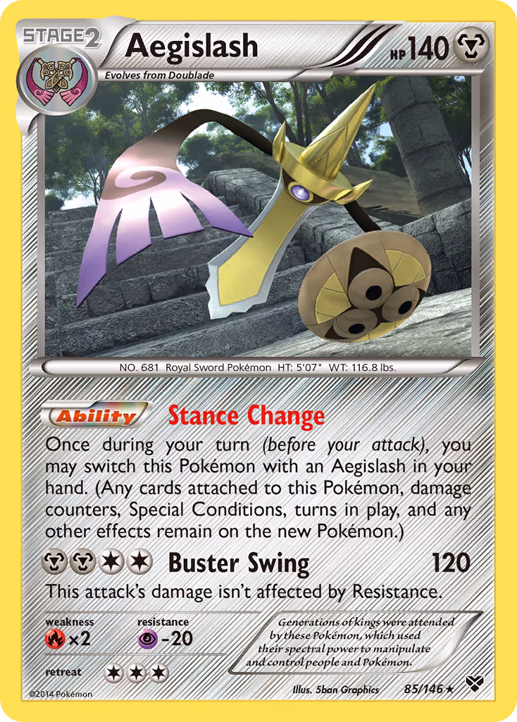 Aegislash 85/146 Pokemon card