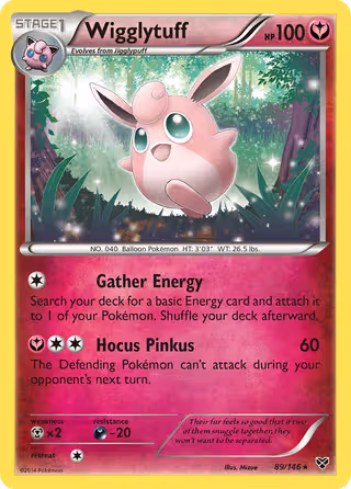 Wigglytuff 89/146 Pokemon card