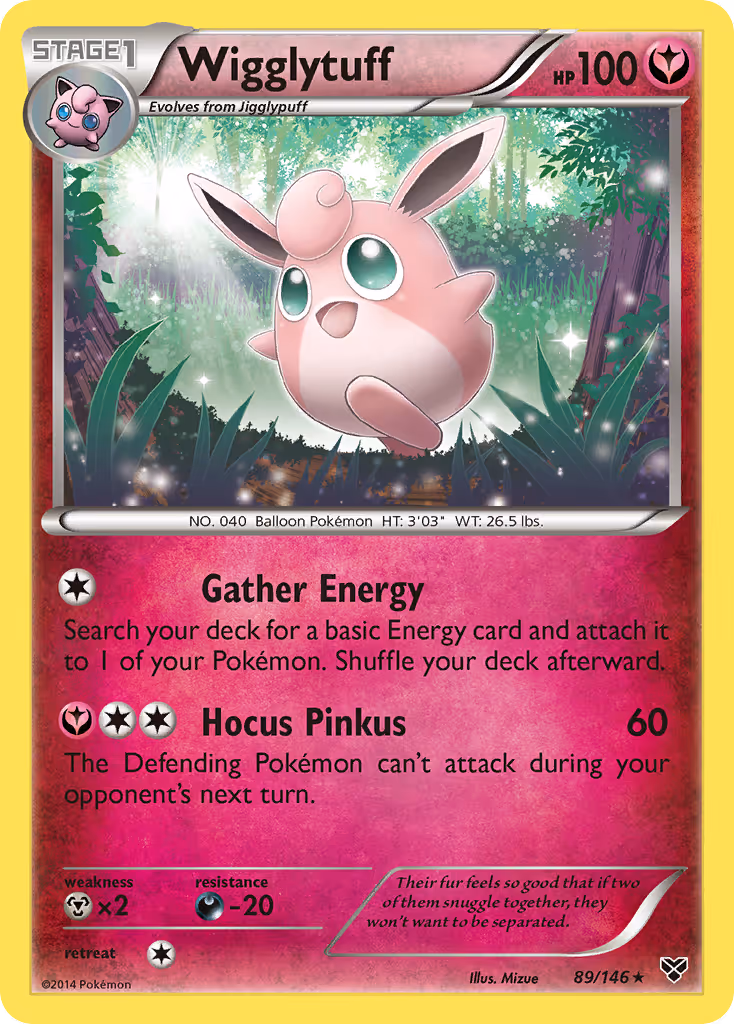 Wigglytuff 89/146 Pokemon card