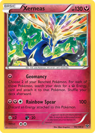 Xerneas 96/146 Pokemon card
