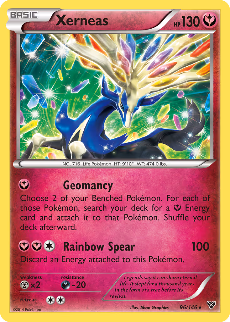 Xerneas 96/146 Pokemon card