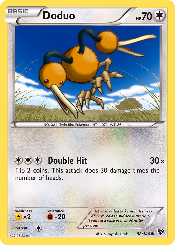 Doduo 98/146 Pokemon card