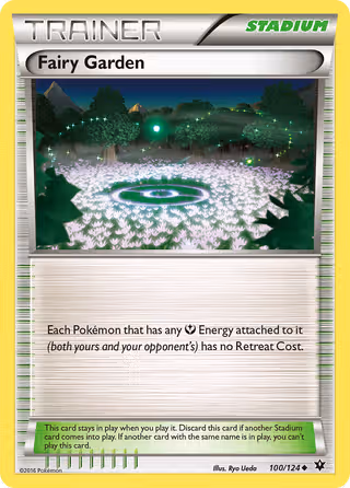 Fairy Garden 100/124 Pokemon card