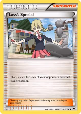 Lass's Special 103/124 Pokemon card