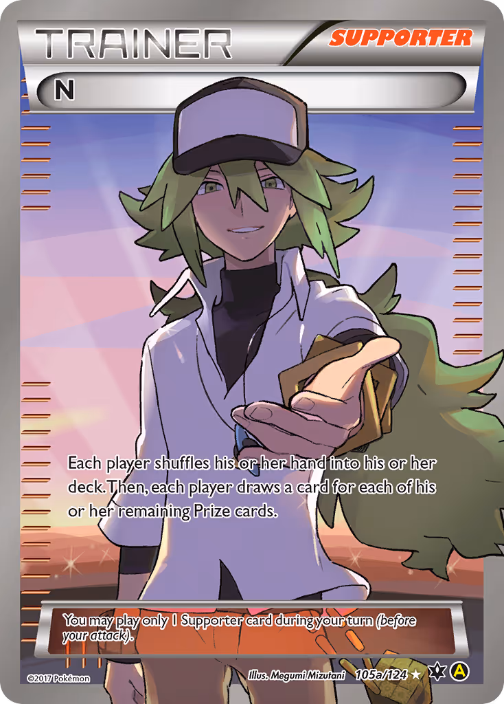 N 105a Pokemon card
