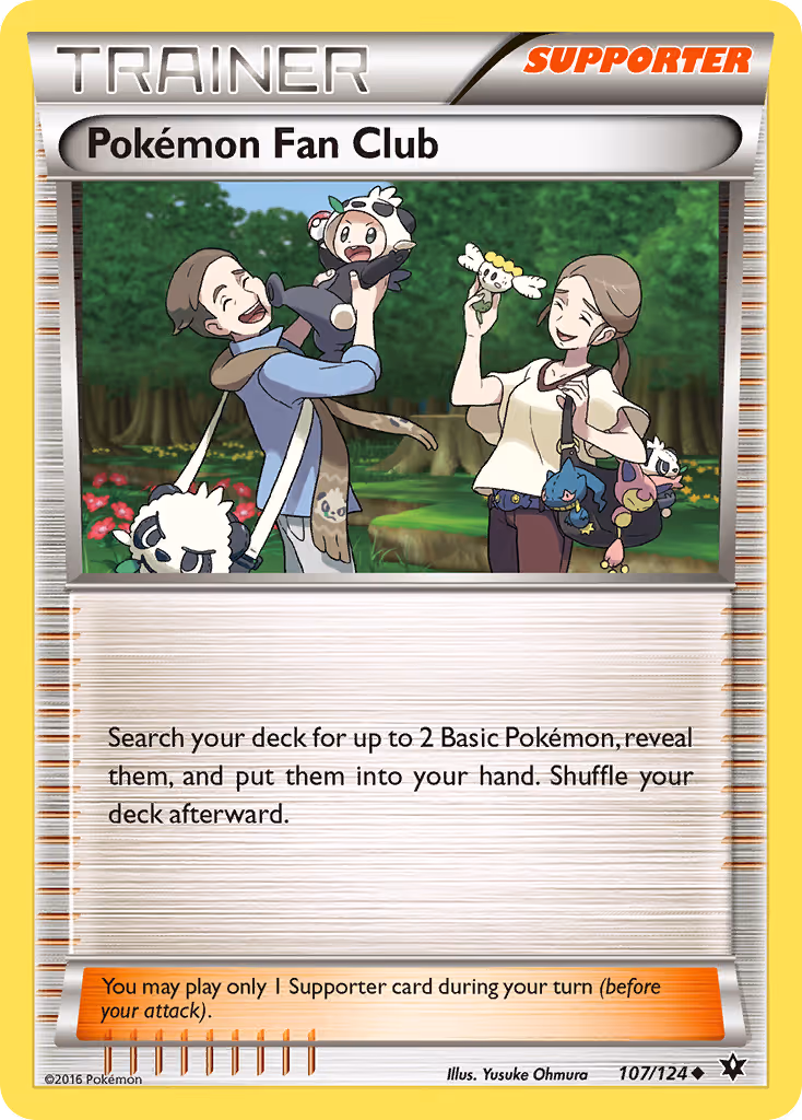Pokémon Fan Club 107/124 Pokemon card
