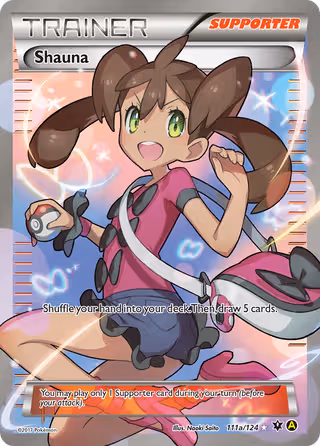 Shauna 111a Pokemon card