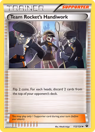 Team Rocket's Handiwork 112/124 Pokemon card