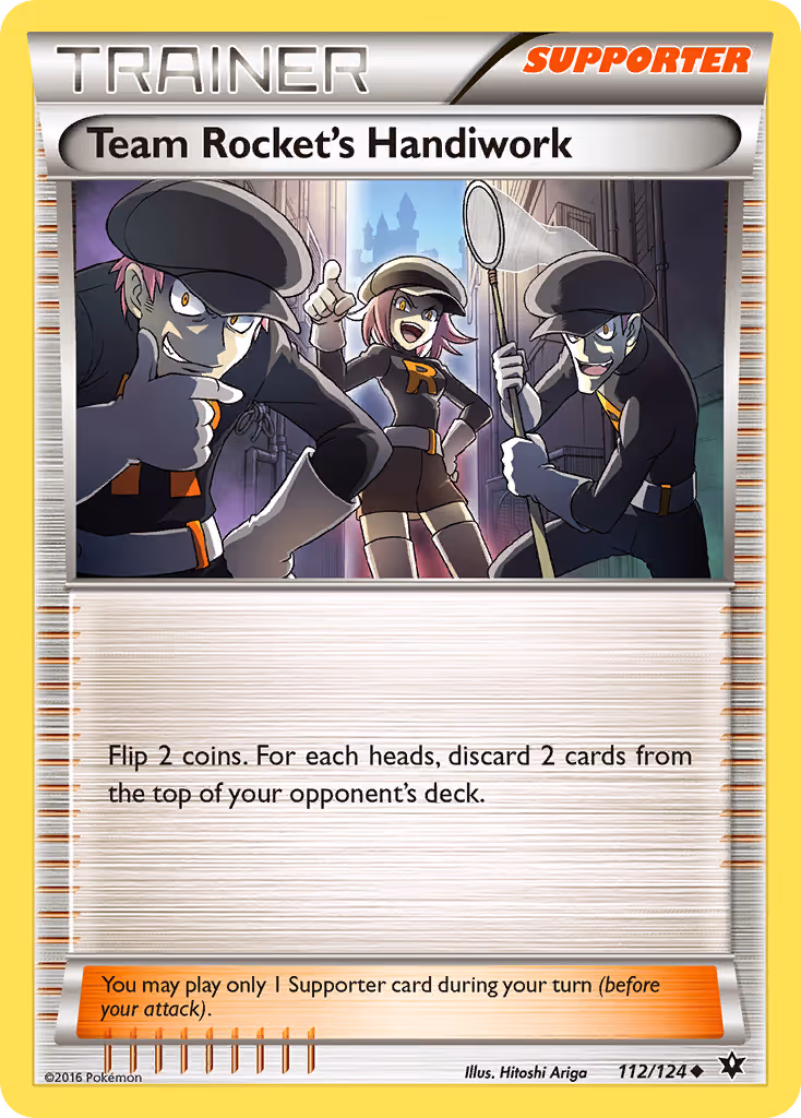 Team Rocket's Handiwork 112/124 Pokemon card
